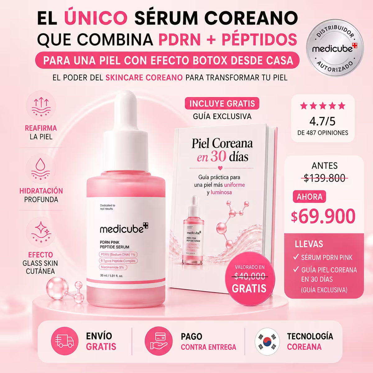 Medicube™ PDRN | Esperma de salmón