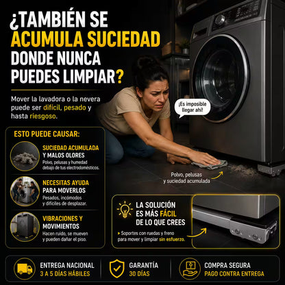 Soportes Base Con Ruedas EasyMove 2x1