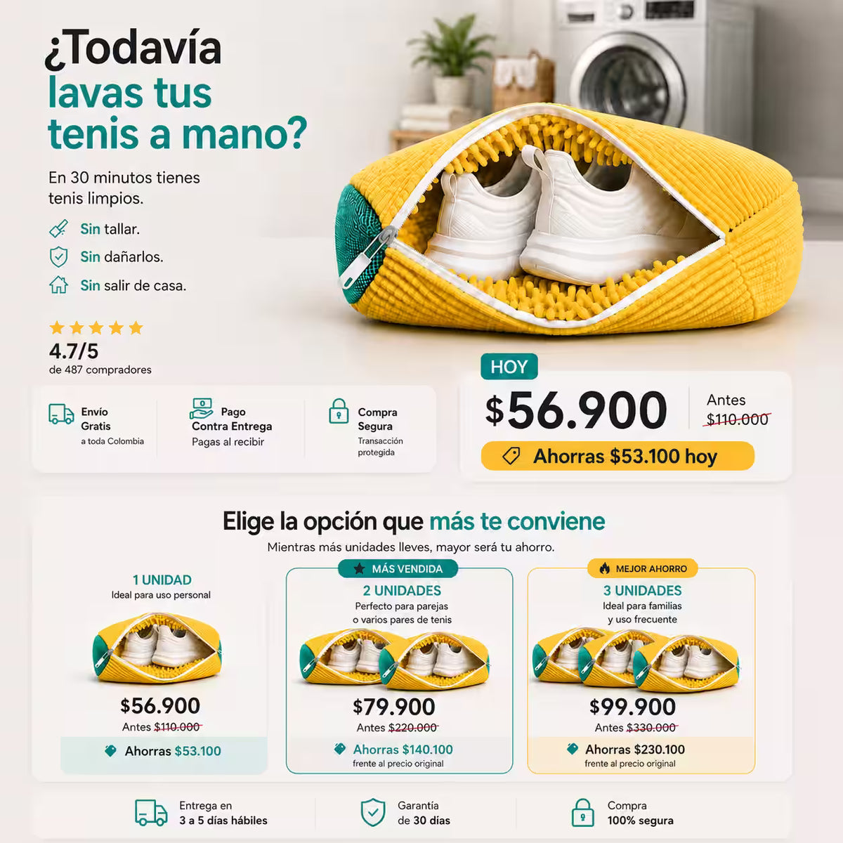 Bolsa para Lavar Zapatos TenisFresh