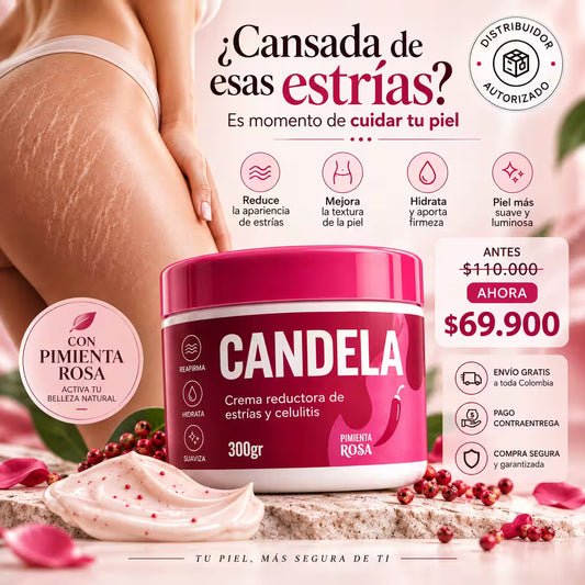 Candela Anti - Estrias Crema Reductora