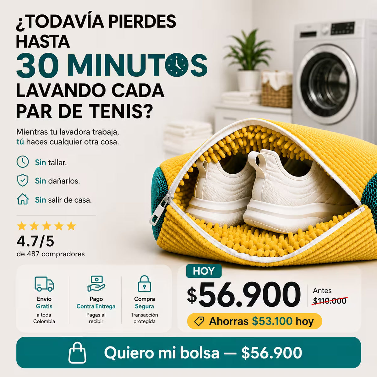 Bolsa para Lavar Zapatos TenisFresh